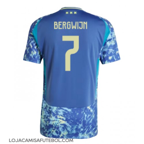 Camisa de Futebol Ajax Steven Bergwijn #7 Equipamento Secundário 2024-25 Manga Curta